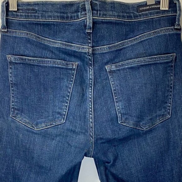 Citizens of Humanity Rocket Crop Mid-Rise Skinny Jeans Blue Size 27 - Picture 6 of 9